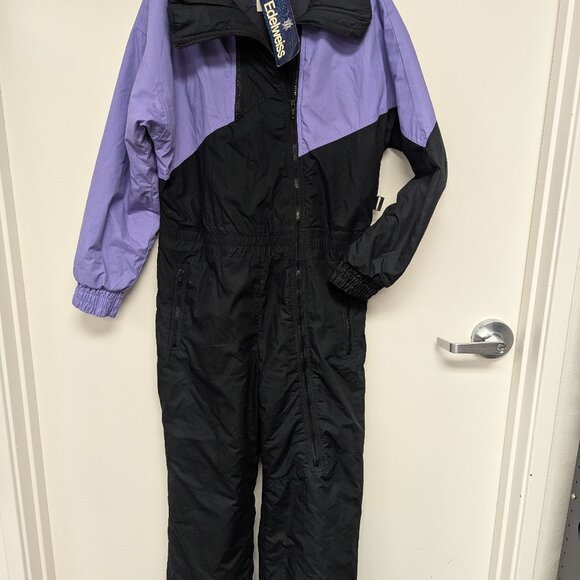 Vintage Edelweiss 80's ski snowsuit Ladies 14 - Picture 1 of 7